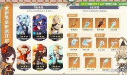 原神4.5最新卡池爆料,新角色与限定武器齐聚，探索神秘元素之力